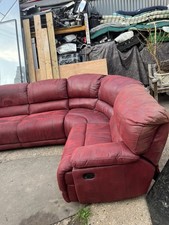 Settee sofa leather for sale  BROMLEY