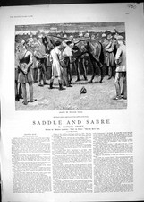 Antique print 1887 for sale  UK