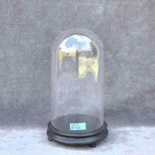 Antiga cúpula de vidro soprado feita à mão 10,23 x 5,31" 26 X 13,5 cm cloche display presente comprar usado  Enviando para Brazil
