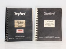 Lote de 2 manuais do proprietário de moedores hidráulicos e de imersão Myford MG12HM e mg12HPM, usado comprar usado  Enviando para Brazil