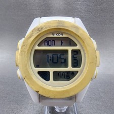 Nixon The Unit 40 relógio digital masculino 49mm tom branco alarme cronógrafo nova bateria comprar usado  Enviando para Brazil