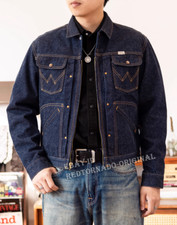 Jaqueta jeans vermelha Tornado outono inverno anos 60 24MJ crua curta com zíper casaco fino cowboy comprar usado  Enviando para Brazil