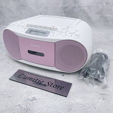 Gravador de cassete Sony CFD-S70 rosa estéreo CD player rádio AM/FM Boombox CFDS70 comprar usado  Enviando para Brazil