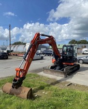 Kubota kx080 digger for sale  CAERNARFON