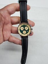 CHASE DURER CONDOR CRONÓGRAFO MOSTRADOR VERDE RELÓGIO MASCULINO COURO PRETO 502.2E12 NOVO comprar usado  Enviando para Brazil