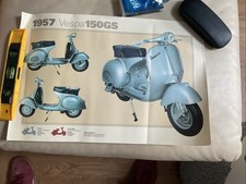 Vespa gs150 poster for sale  CAMBRIDGE