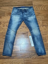 Jeans selvedge tamanho 34 denim por vanquish & fragment lavagem regular reta 3 anos, usado comprar usado  Enviando para Brazil