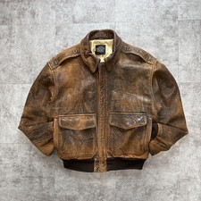 Avirex leather bomber d'occasion  Expédié en Belgium