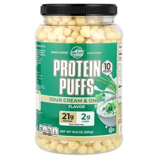 Protein Puffs, creme azedo e cebola, 10,6 oz (300 g) comprar usado  Enviando para Brazil