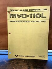 Mikasa plate compactor for sale  Fitzwilliam