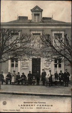 Cpa restaurant familles d'occasion  Montmirail