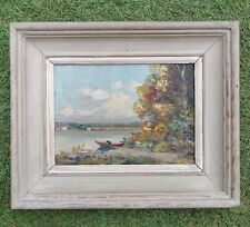Ancienne peinture huile d'occasion  Sainte-Suzanne