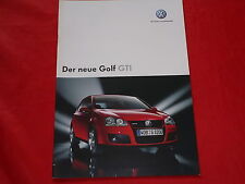 Golf gti brochure d'occasion  Expédié en Belgium