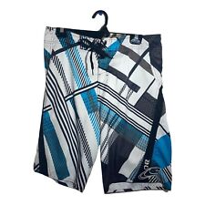 Usado, Shorts de prancha masculino ONeill azul branco surf praia férias tamanho 34 comprar usado  Enviando para Brazil