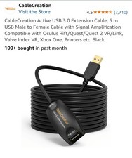 Cabo USB macho A para macho A USB 3.0 plugue de chumbo para plugue 0.3m 0.5m 1m 1.5m 3m 5m comprar usado  Enviando para Brazil
