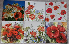 Servietten blumen roter gebraucht kaufen  Leipzig