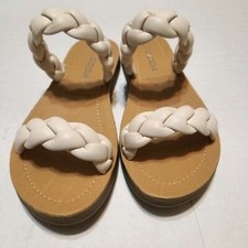 Sandálias femininas Soda JOYFUL-S trançadas duplas 5,5 sapatilhas inchadas bege osso slides comprar usado  Enviando para Brazil