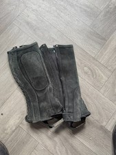 Black half chaps for sale  MAIDSTONE