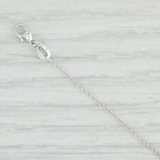 Nuevo Collar De Cadena De Cable 16" 950 PLATINO 1mm Cierre De Langosta comprar usado  Enviando para Brazil