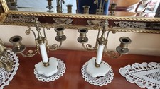 Paire bougeoirs chandeliers d'occasion  Nogent-le-Rotrou