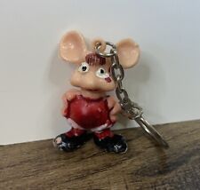 Chaveiro vintage 1,75" Topo Gigio Mouse figura Ed Sullivan Hong Kong comprar usado  Enviando para Brazil