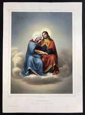 Litografia 1800 assunzione usato  Ragusa