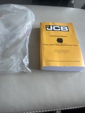 Jcb operators manual for sale  NUNEATON