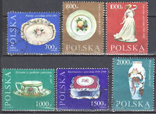 Poland 1990 Cmielow Porcelain Works - butterflies - Mi 3288-93 - used na sprzedaż  PL