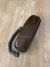 Vintage AT&T TRIMLINE 210 Telefone Doméstico com Fio Botão Telefone Marrom comprar usado  Enviando para Brazil