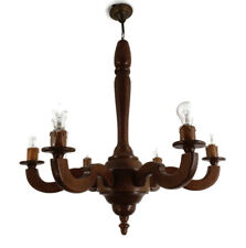 Chandelier light carved d'occasion  Bassevelde