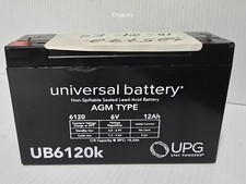 Bateria recarregável universal UPG UB6120k, 6V/12Ah tipo AGM comprar usado  Enviando para Brazil