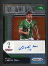 2022 CARLOS VELA AUTOGRAFADO PANINI PRIZM COPA DO MUNDO FIFA QATAR 2022 TINTA INTERNACIONAL comprar usado  Enviando para Brazil
