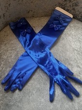 Evening gloves blue for sale  DERBY