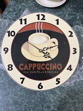 Ceramic cappuccino clock for sale  York