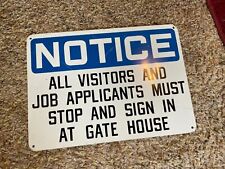 Visitors job applicants for sale  Brockport