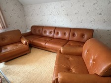 Handgefertigtes ledersofa mind gebraucht kaufen  Römerberg