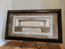 Framed motivational plaque for sale  Huggins