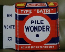 Plaque emaillé wonder d'occasion  Soustons