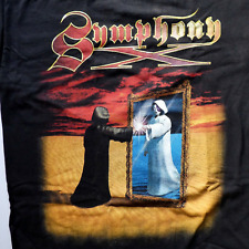 Camiseta unissex SYMPHONY X V 2001 European Tour tamanho completo P-5XL SN479 comprar usado  Enviando para Brazil