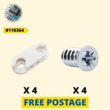 4 x 110364 IKEA białe zawiasy do szafki na buty (100347) do HEMNES, STOISKA [NIEMCY] na sprzedaż  Wysyłka do Poland