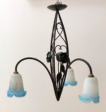 Lustre tulipes pate d'occasion  Gerbéviller