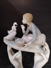 Lladro girl feeding for sale  Milford