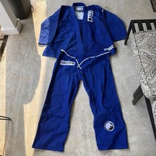 Casaco e calça Renzo Gracie Brazilian Jiu Jitsu Gi tamanho A4 azul BJJ MMA quimono, usado comprar usado  Enviando para Brazil