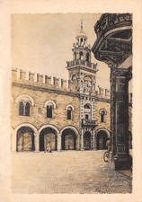 Cartolina cento torre usato  Milano