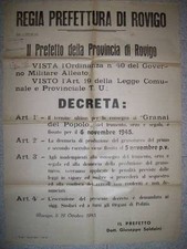 Manifesto decree granai usato  Villanova Marchesana
