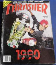 Thrasher magazine jan for sale  Los Osos