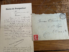 Pompadour haras lettre d'occasion  Guéret