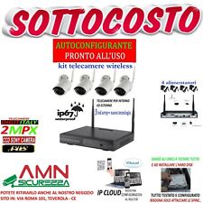 Kit wireless videosorveglianza usato  Aversa