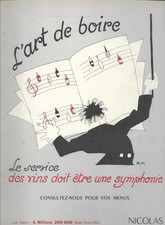 Publicite art boire d'occasion  Paris XI