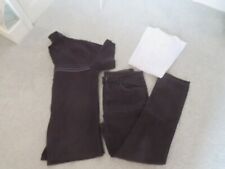 Black jeans white for sale  ST. AUSTELL